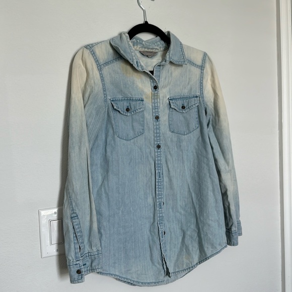 Rubbish Tops - Rubbish Denim button down top